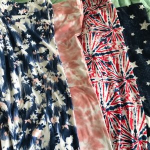 Four pairs of 3xl Capri leggings